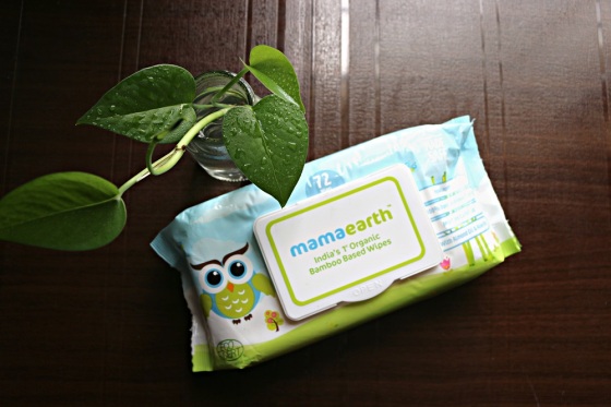 mama earth organic bamboo wet wipes review